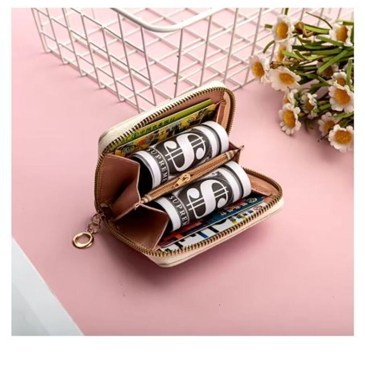 GENERICO - Monedero  con cierre  para mujer - Capibara