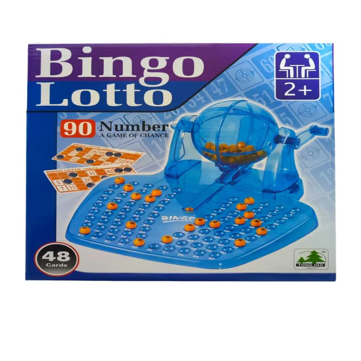 GENERICO - Juego Bingo Lotto Tombola  90 Numeros