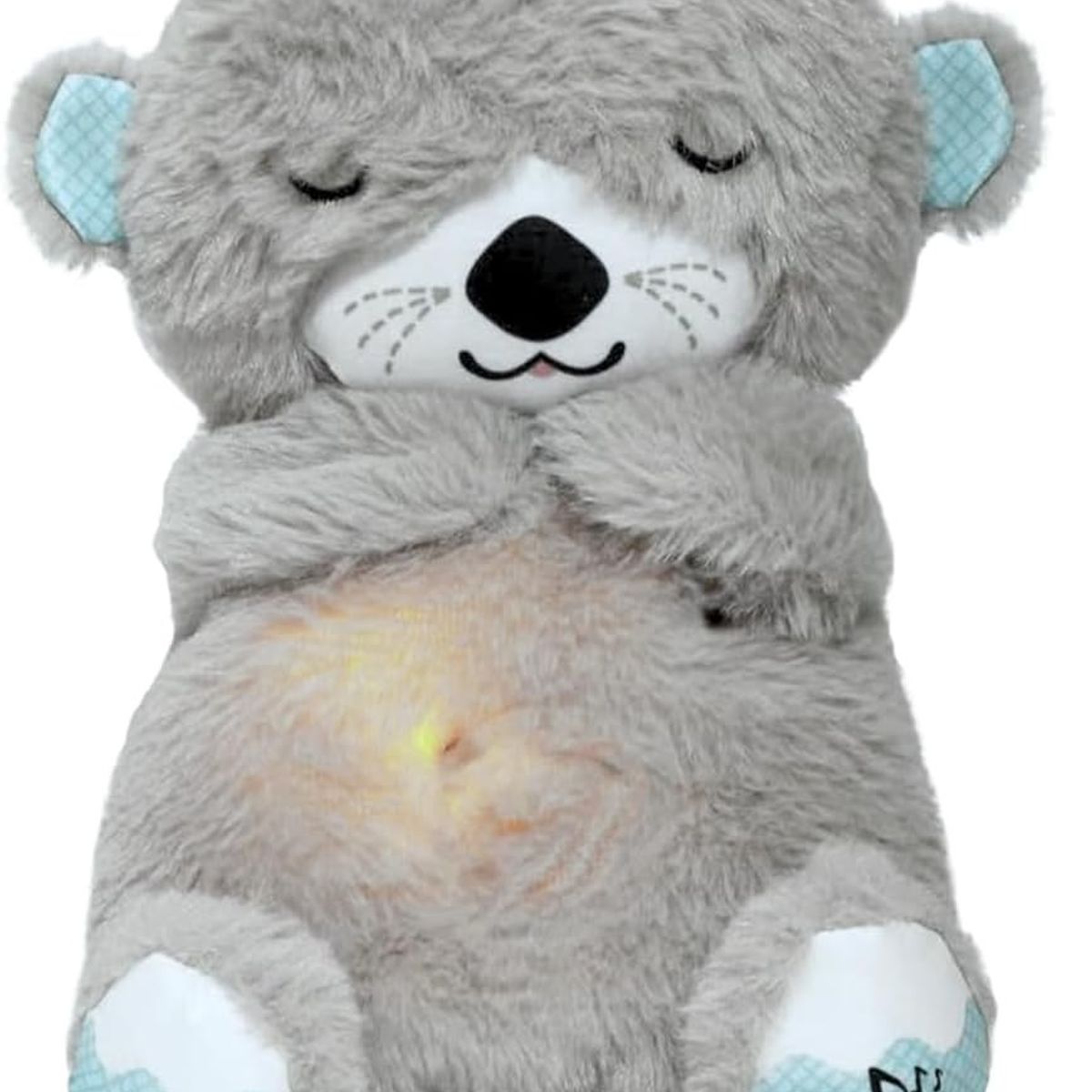 GENERICO - Peluche Nutria Musical Que Respira con Luces Color Gris