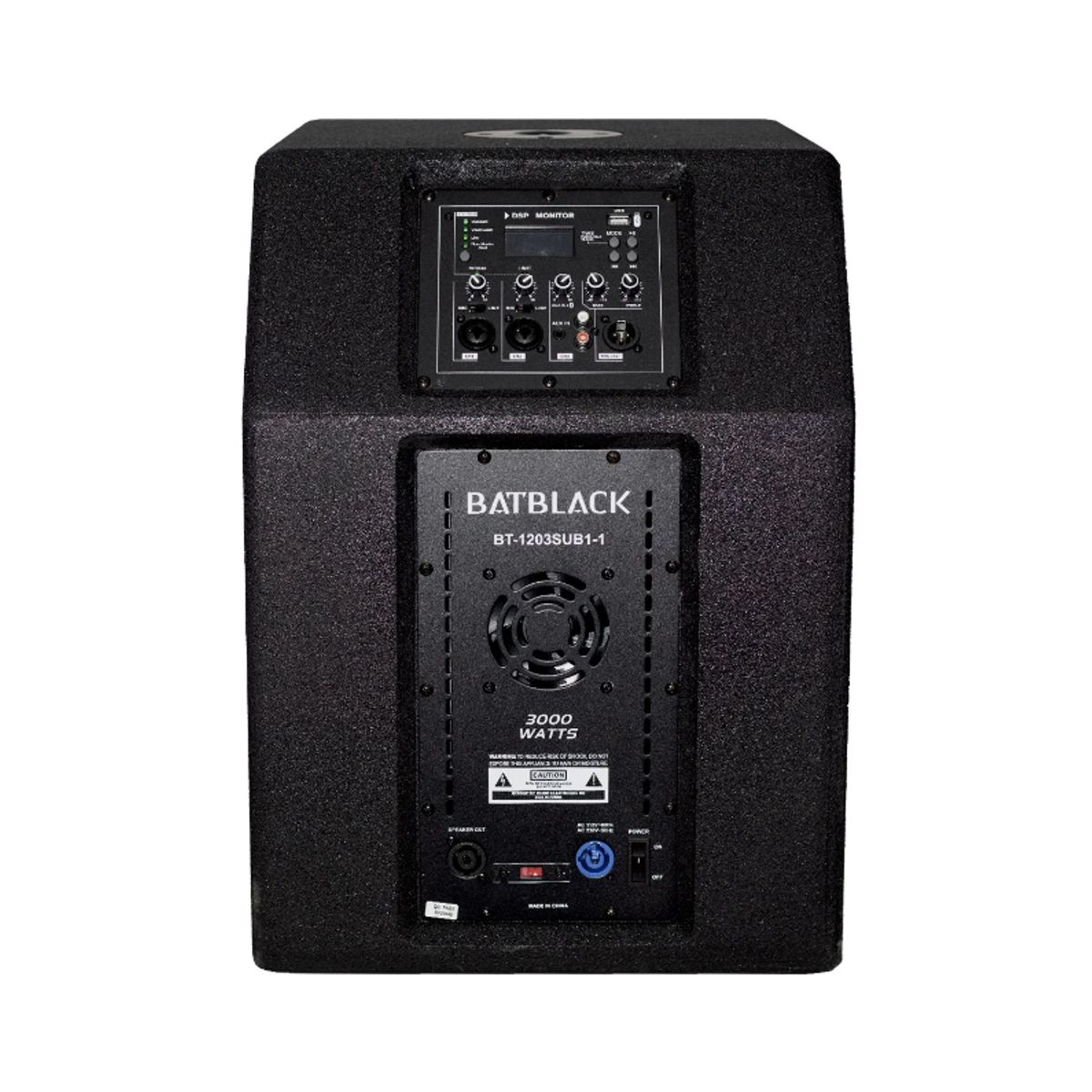 BATBLACK - Kit Parlante Activo de 12″ con torre array de 4″ 3800W BT-1203SUB1-1