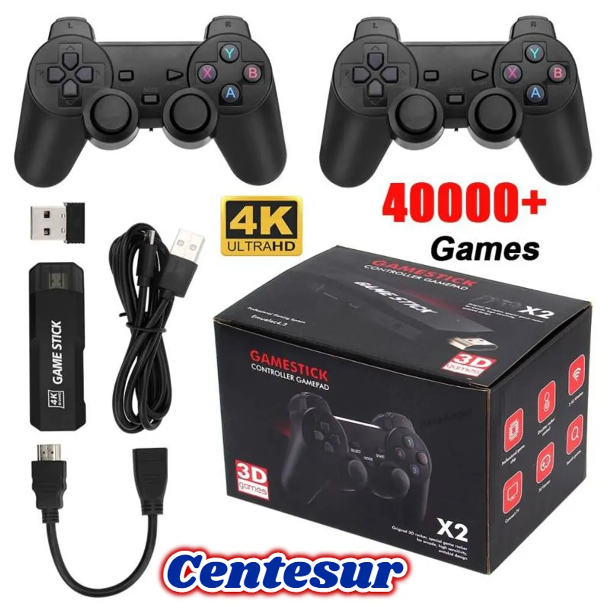 GENERICO - CONSOLA GAME STICK X2 20K JUEGOS