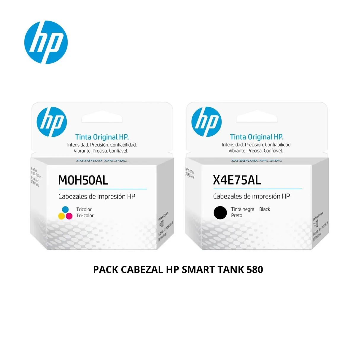 HP - PACK Cabezal (HP MOH50AL - X4E75AL) PARA IMPRESORA HP SMART TANK  580