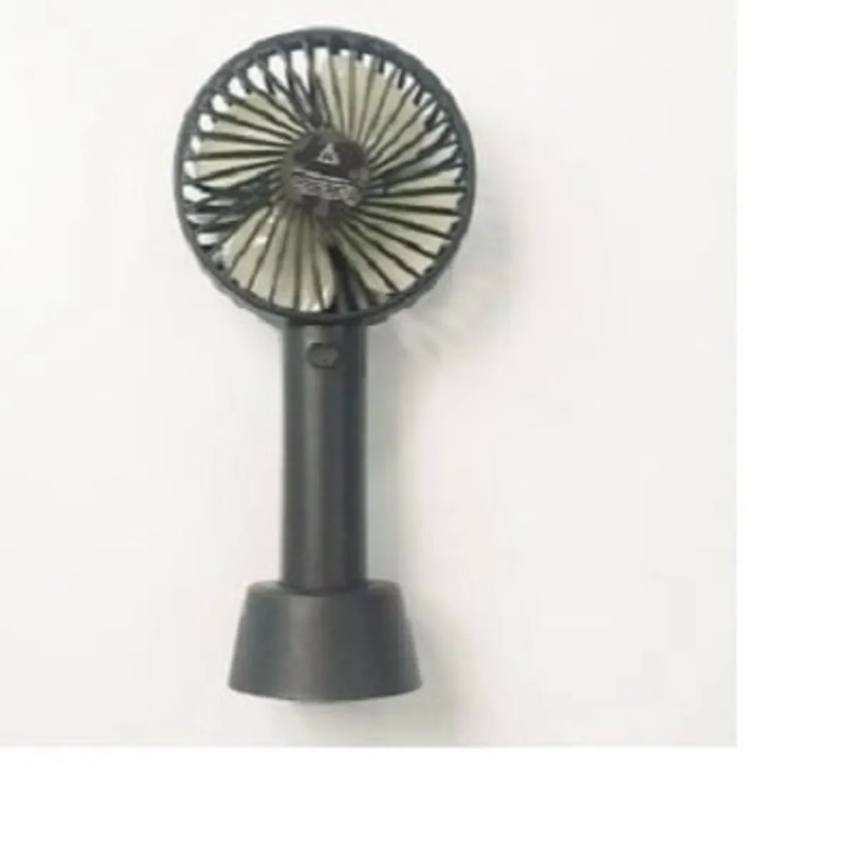 GENERICO - Mini ventilador de mano eléctrico recargable negro