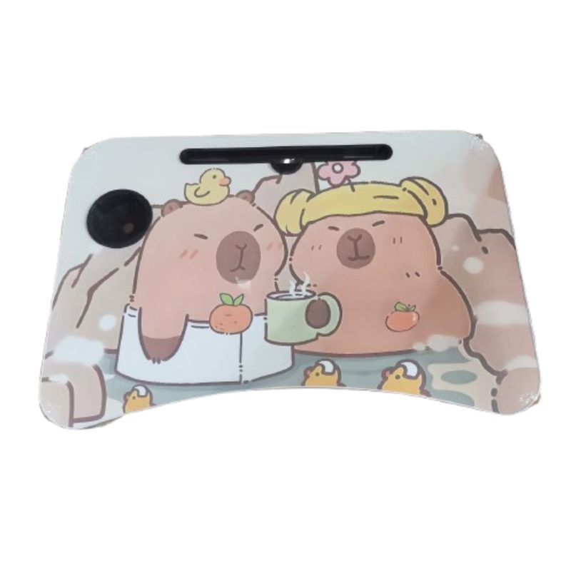 GENERICO - Mesa de laptop Capibara plegable multifuncional- Capibara Onsen