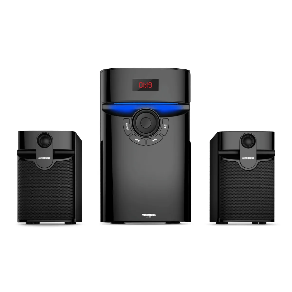 MICRONICS - Parlante 2.1 Micronics Jazz MIC S7001BT - Negro