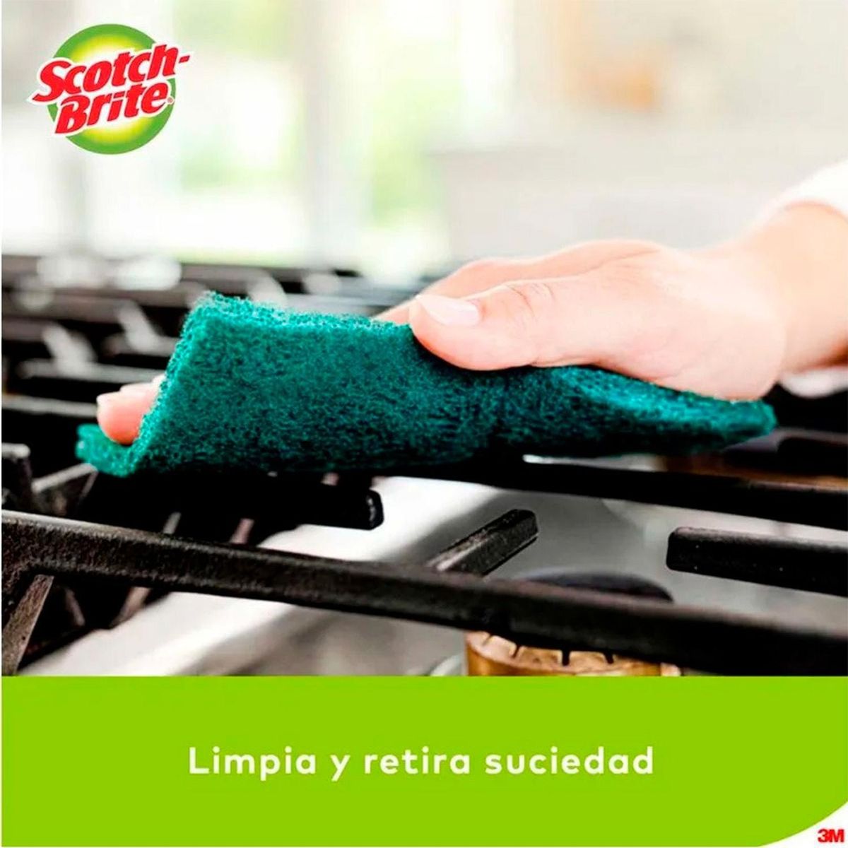 SCOTCH BRITE - Esponja Verde Scotch Brite Display x15