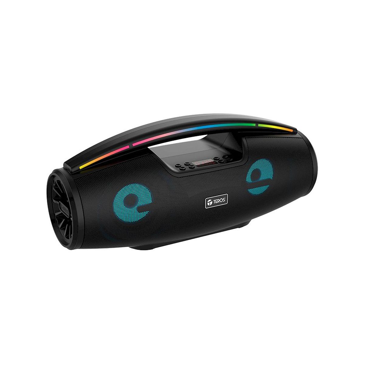 TEROS - PARLANTE INALAMBRICO TEROS TE-6042N MICRO SD USB NEGRO LED