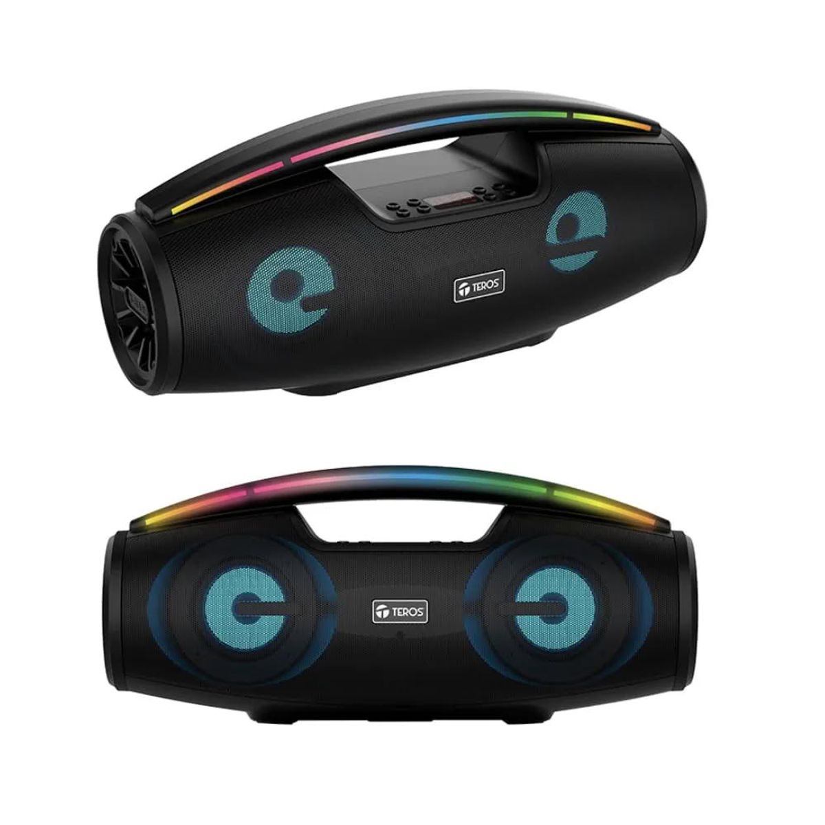 TEROS - PARLANTE INALAMBRICO TEROS TE-6042N MICRO SD USB NEGRO LED