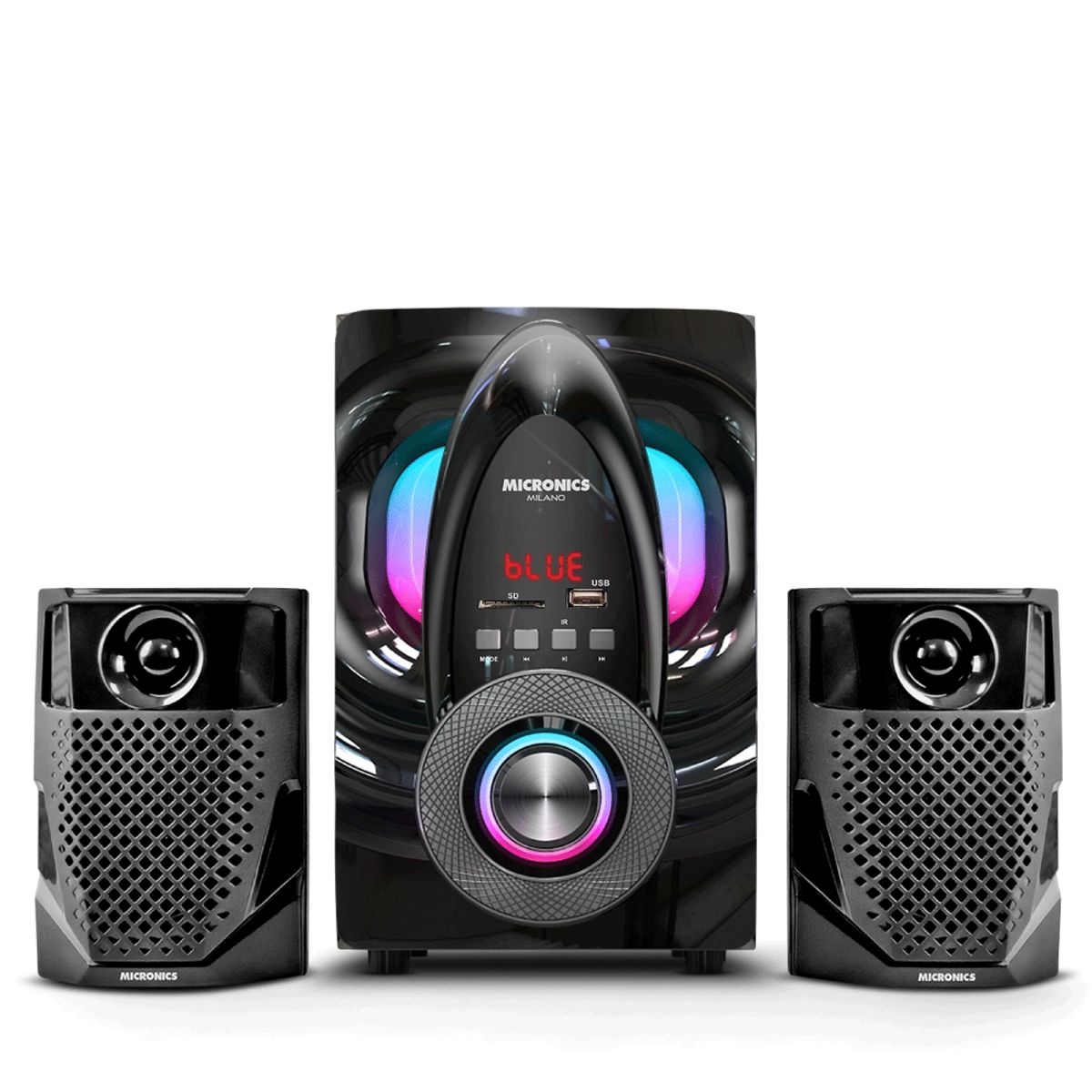 MICRONICS - Parlante 2.1 Micronics Milano MIC S6000 BT - USB - BT