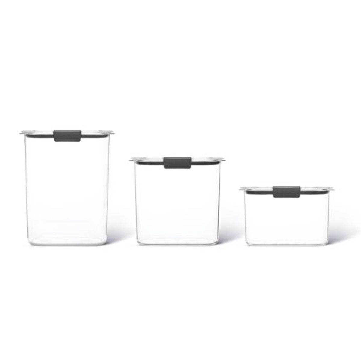 RUBBERMAID - Set de 3 herméticos de plastico Brilliance Rubbermaid Tritan 2142033