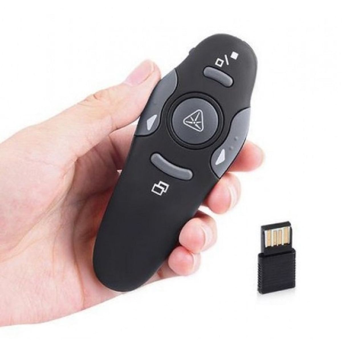 GENERICO - Presentador De Diapositivas Con Puntero Laser Inalámbrico