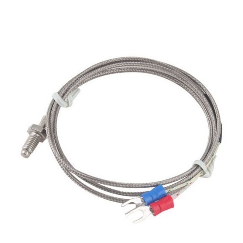 GENERICO - TERMOCUPLA TIPO K CABLE 1M M8 0-800ºC ACERO INOXIDABLE
