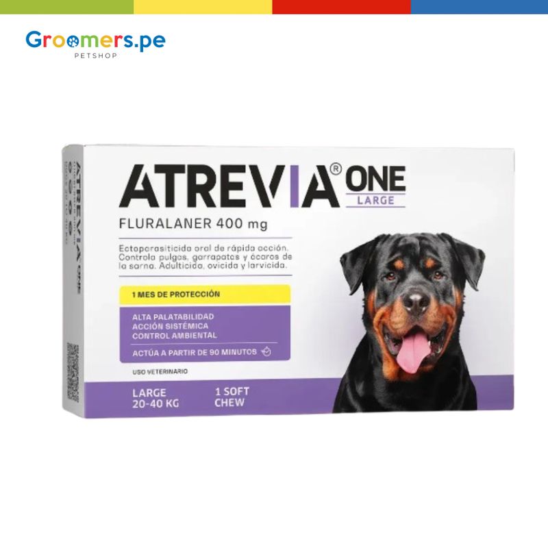 ATREVIA - Antipulga Atrevia One De 20 A 40 Kg - Large X 1 Tableta