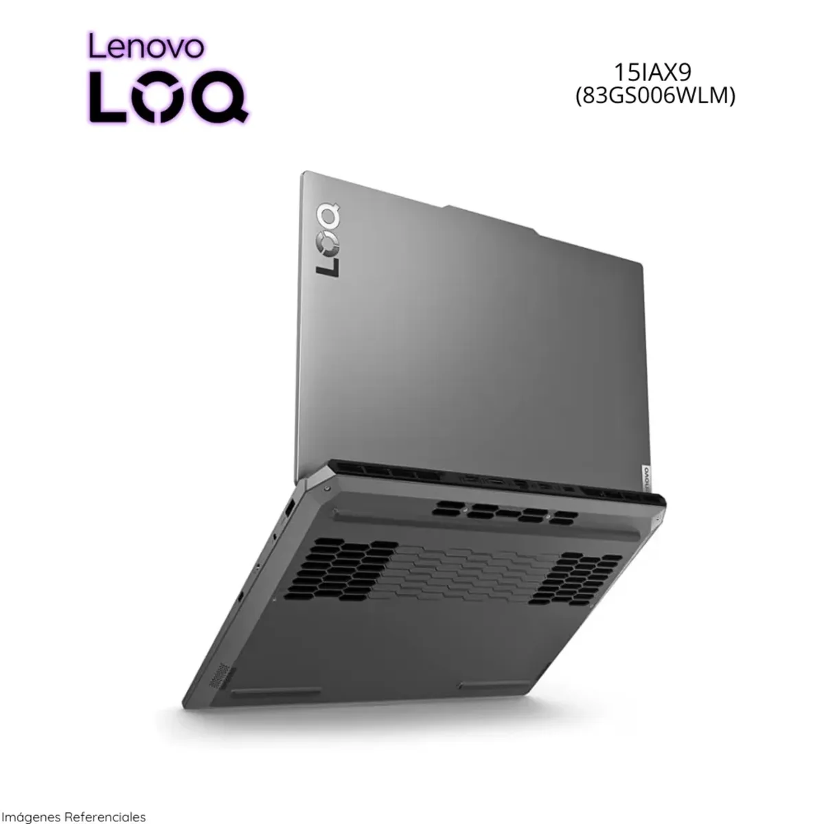 LENOVO - NOTEBOOK LENOVO LOQ 15IAX9 83GS006WLM 16 FHD IPS FREEDOS LUNA GREY