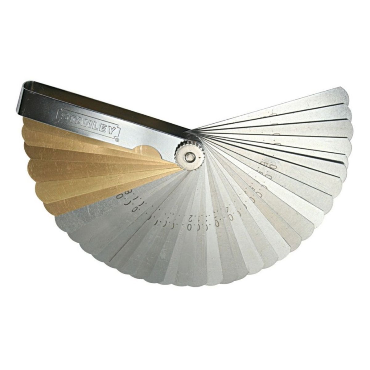 STANLEY - Calibrador de bujías y válvulas 36 Laminas 78-214 STANLEY