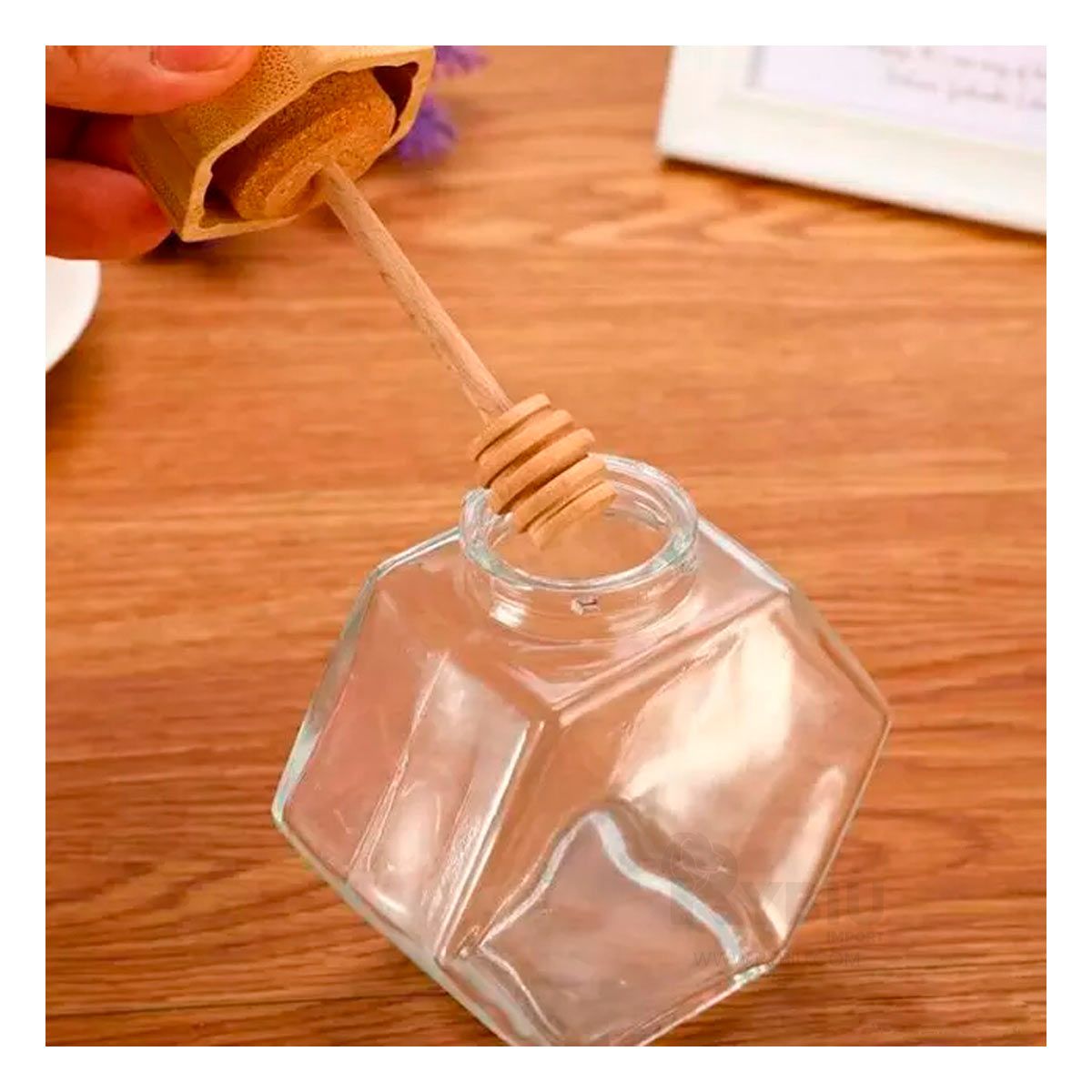 RYBIU IMPORT - Pack2 Pote para Sirop Pack de 2 de 380 ml Y+Ligas de Regalo