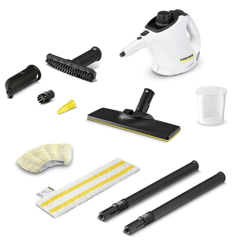 KARCHER - Limpiador A Vapor 1200W 3 Bar 2 en 1 Karcher SC 1 EasyFix