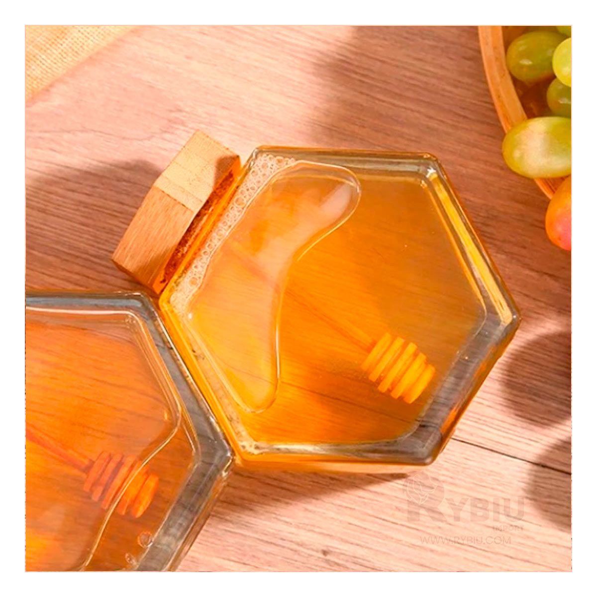 GENERICO - Pack2 Tarro Practico de Jugo 380 ml Y+Envoltorio de Regalo