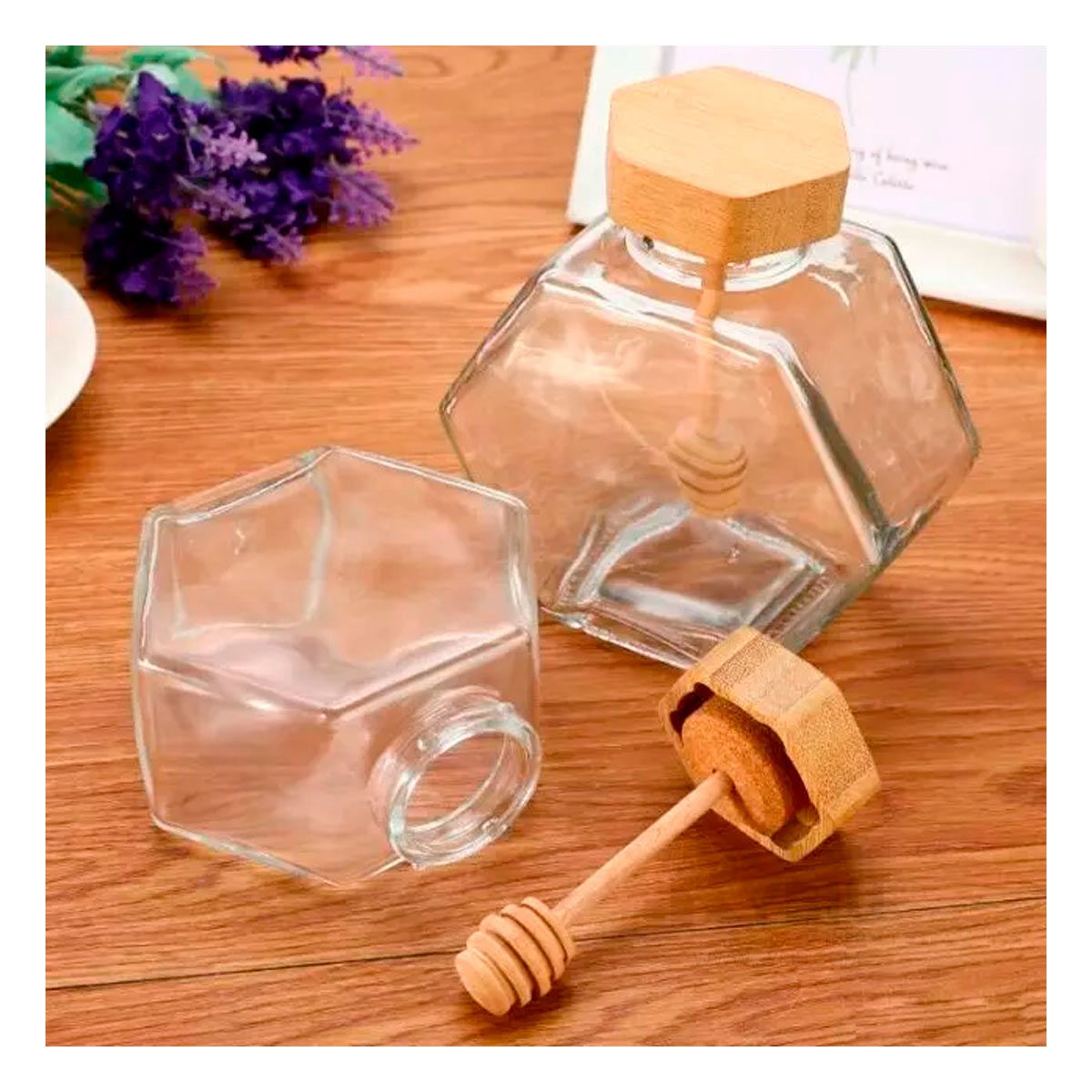 GENERICO - Pack2 Tarro Practico de Jugo 380 ml Y+Envoltorio de Regalo