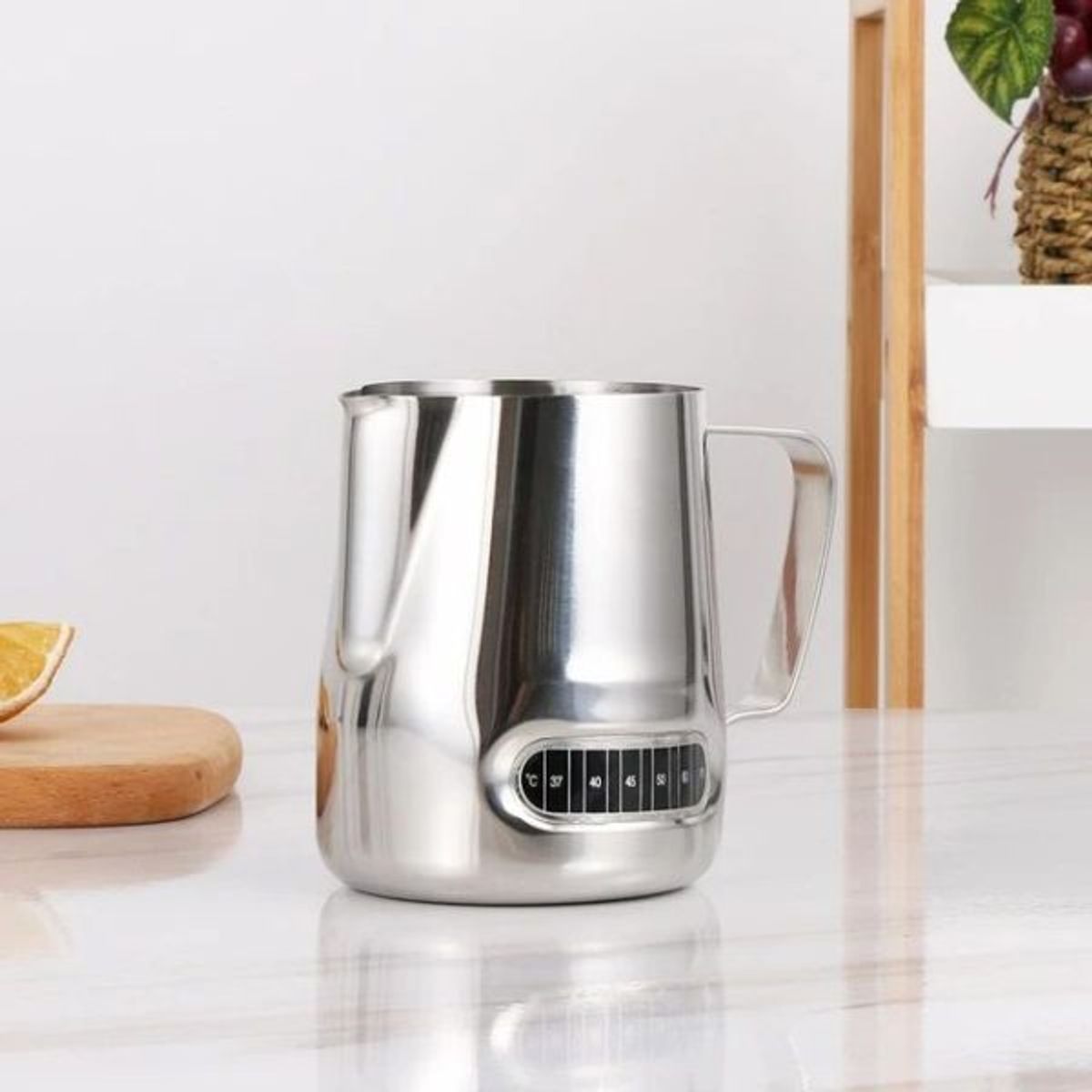 GENERICO - JARRA LATTE 350ML CTERMOMETRO