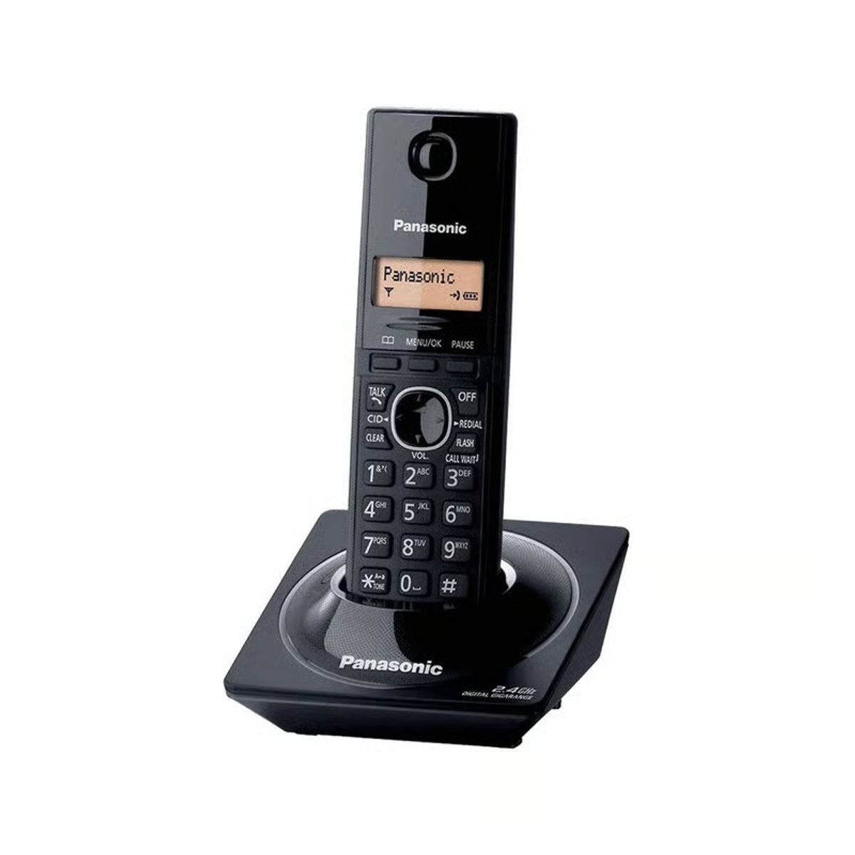 PANASONIC - Teléfono inalámbrico Panasonic KX-TG3711LB - Negro