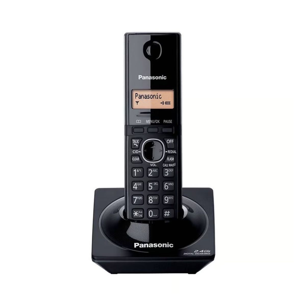PANASONIC - Teléfono inalámbrico Panasonic KX-TG3711LB - Negro