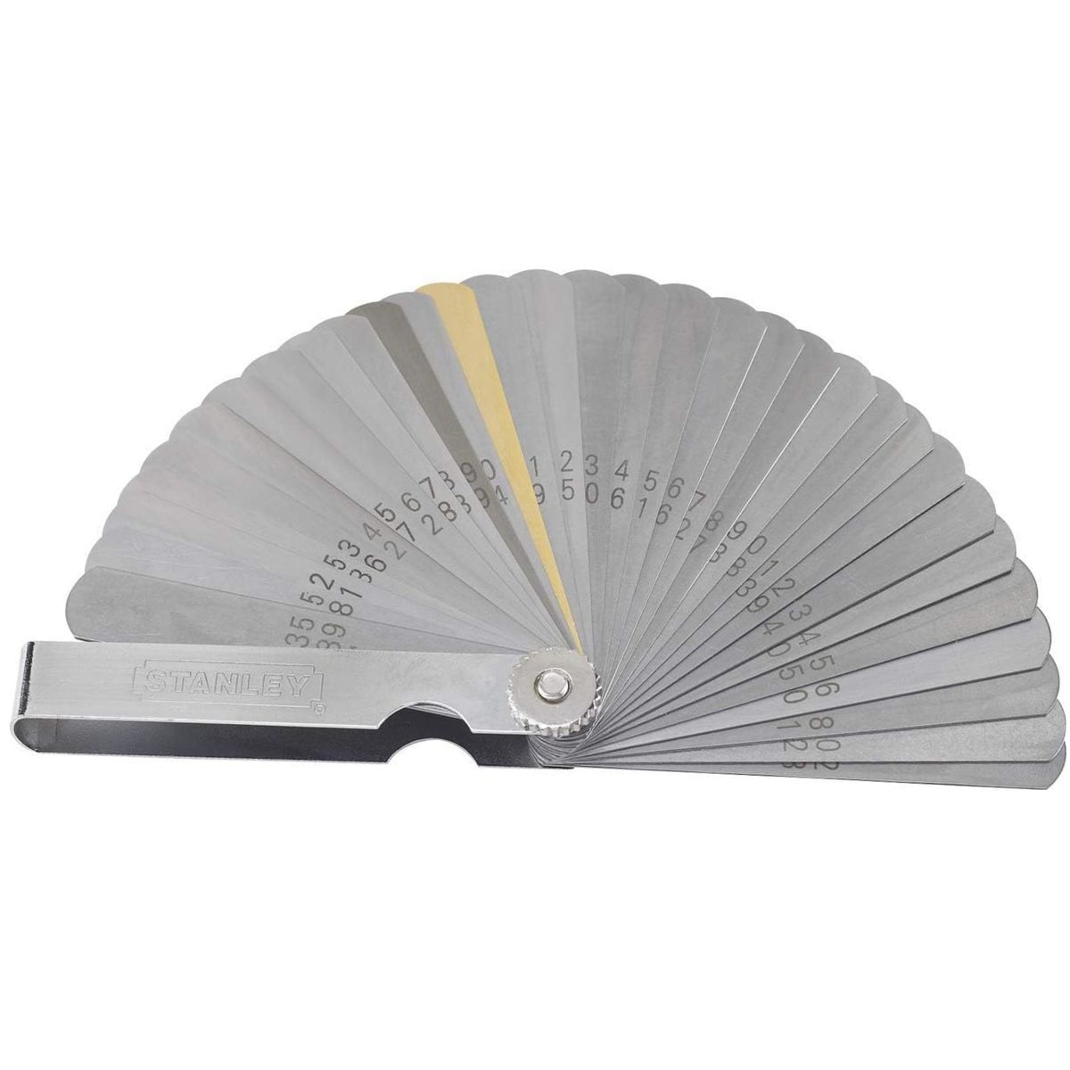 STANLEY - Calibrador de bujías y válvulas 32 Laminas 78-221 STANLEY