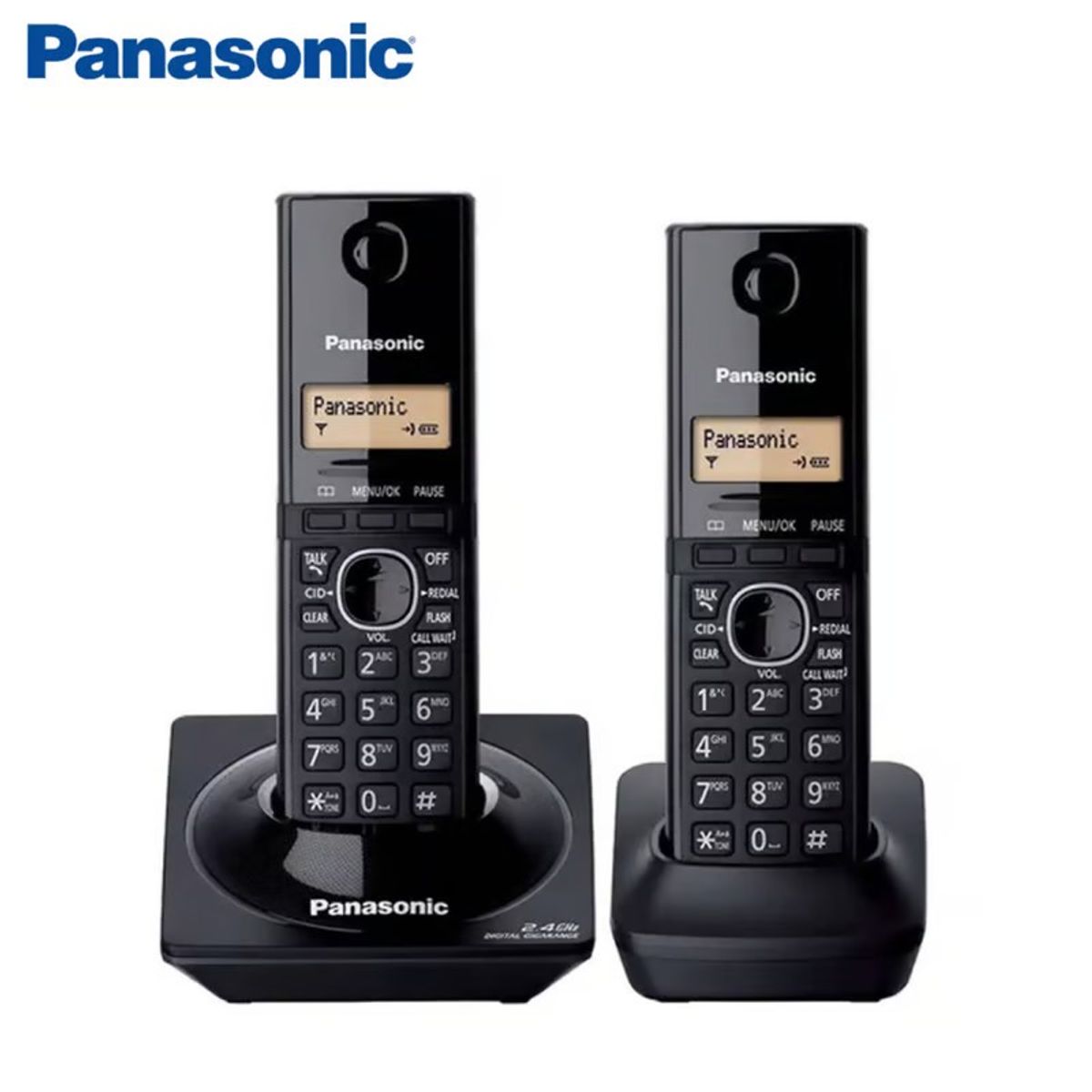 PANASONIC - TELÉFONO FIJO PANASONIC INALÁMBRICO NEGRO KX-TG3452LCB