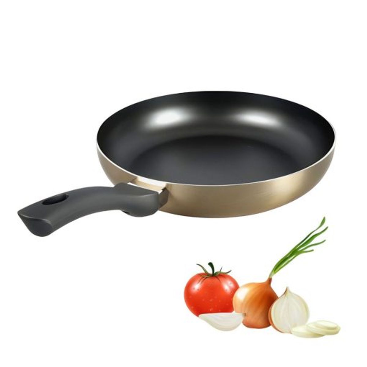 OSTER - Sartén Oster Antiadherente 30CM HERSCHER Gold 136804 01