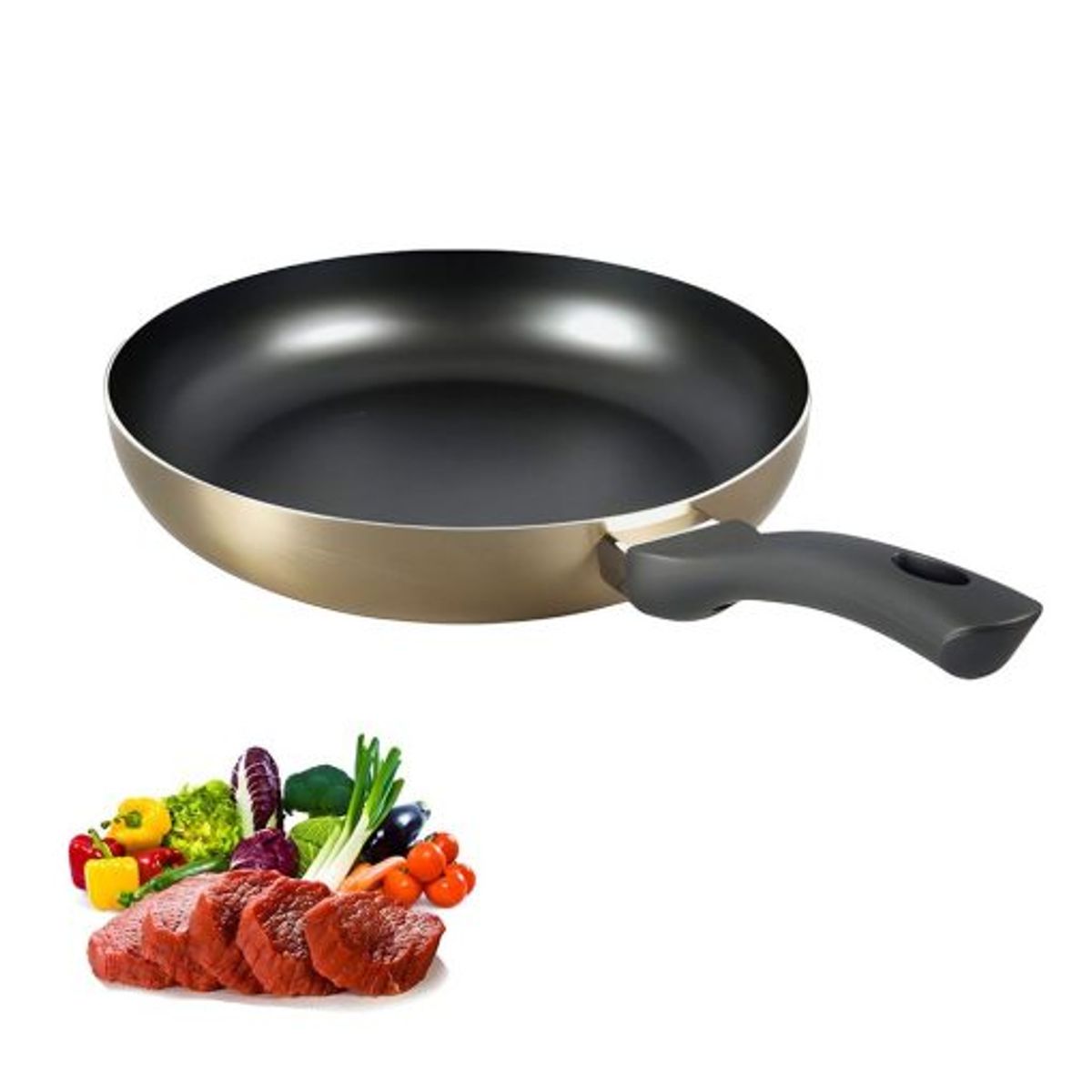 OSTER - Oster Sartén antiadherente de Aluminio 30cm HERSCHER Gold 136804 01