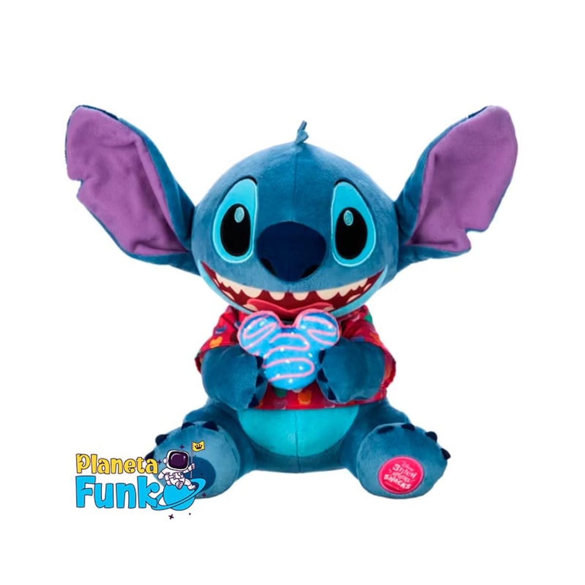 FUNKO - PELUCHE STITCH CON MACARON DISNEY SNACKS