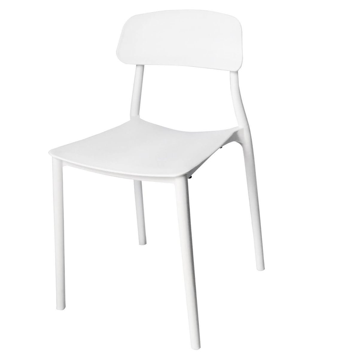 ARKIMUEBLES - Silla de polipropileno modelo Alisson blanco - set x 2 sillas