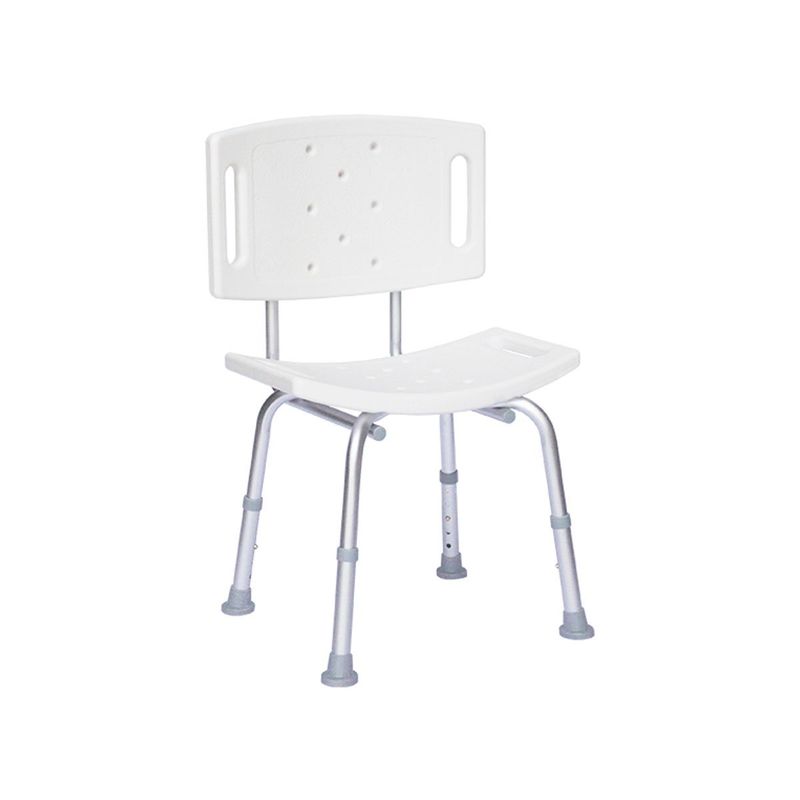 GENERICO - Silla para ducha con respaldar 2 en 1