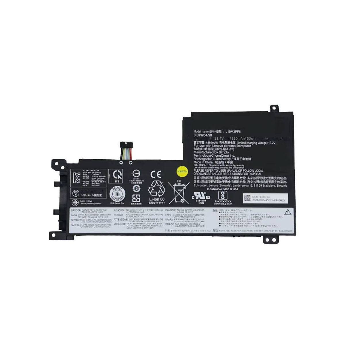 OEM - Batería para Laptop lenovo L19M3PF6  Ideapad 5-15IIL05.  5-15ARE05
