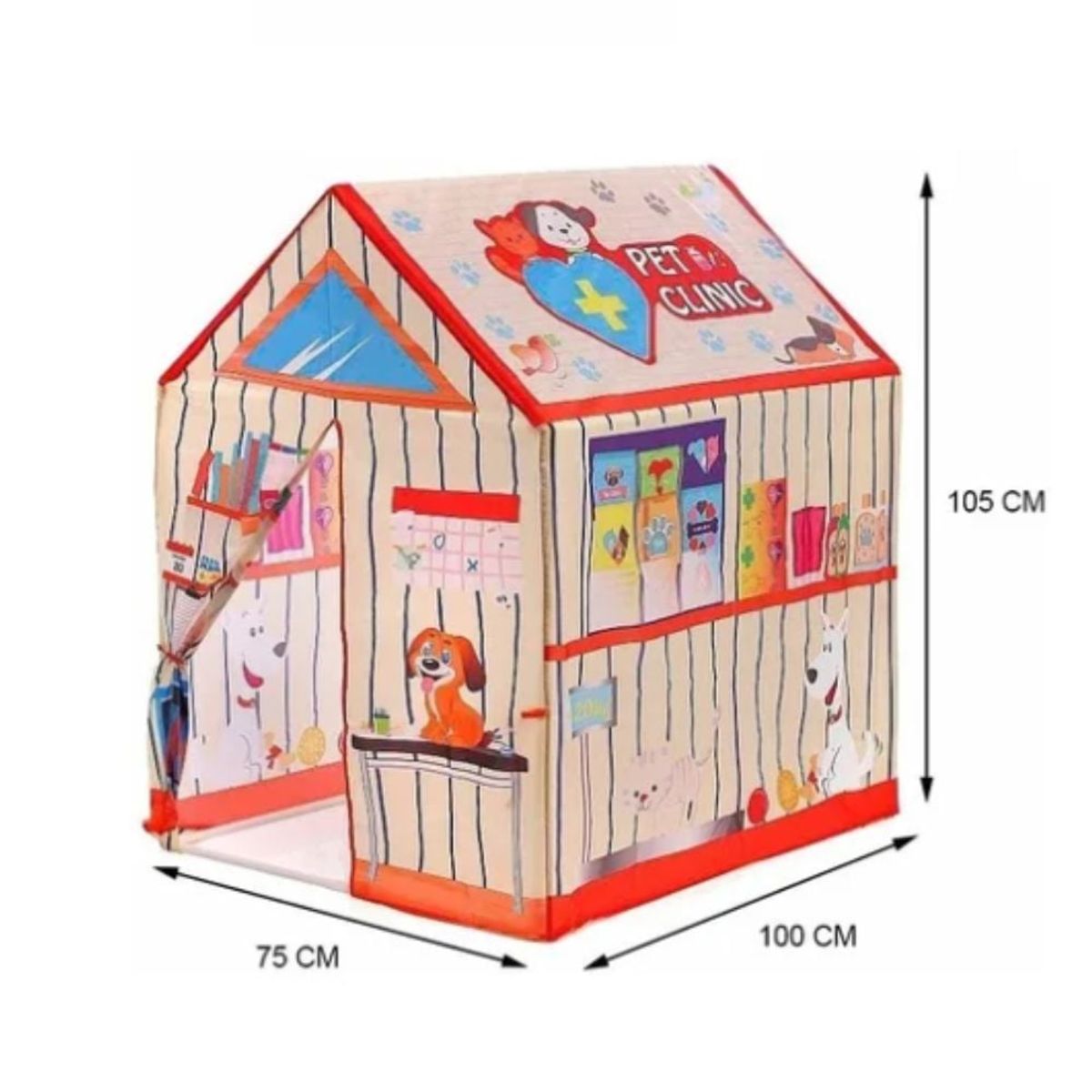 GENERICO - Casita Carpa Infantil Veterinaria Juego Pet