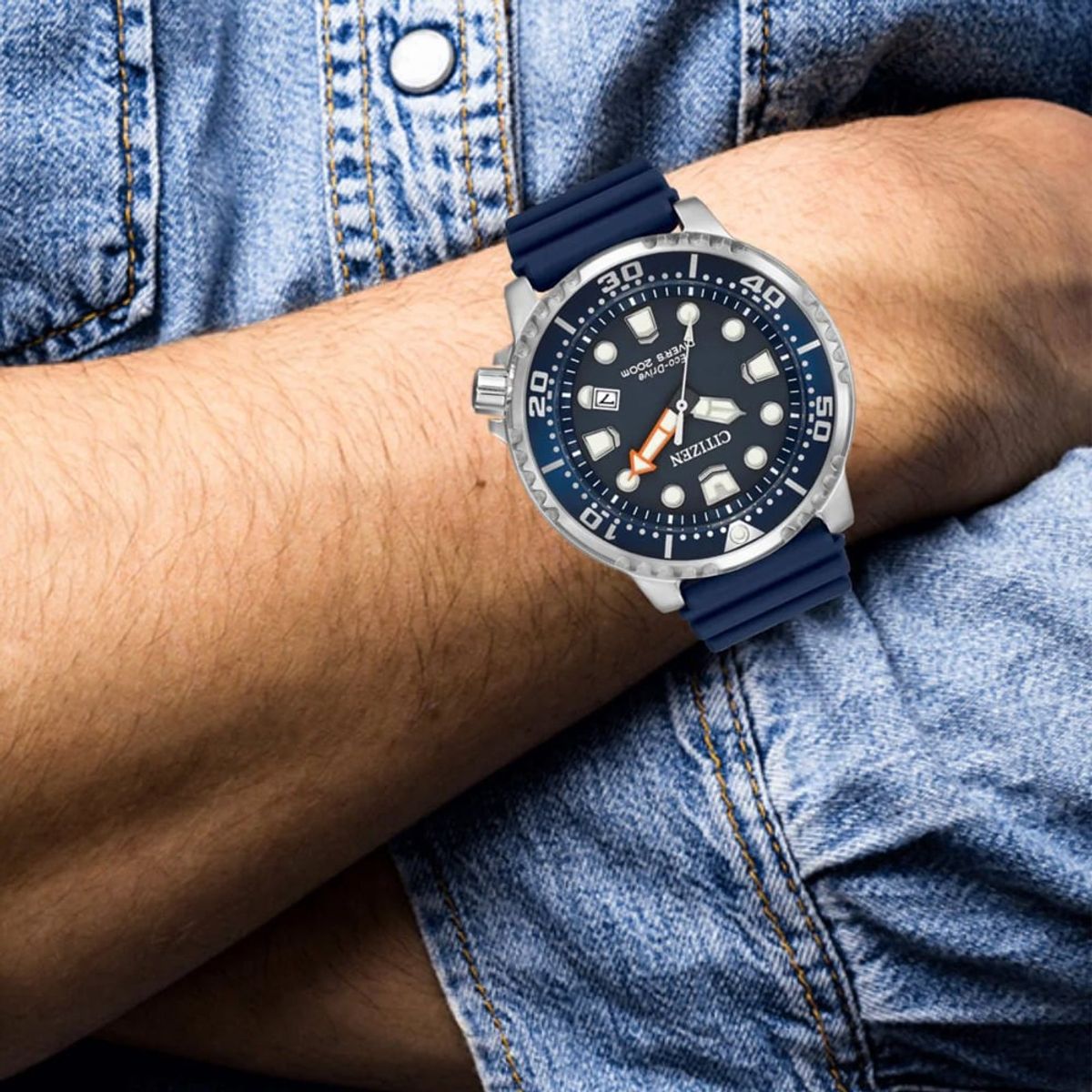 CITIZEN - Citizen Reloj Hombre Promaster Buceo Eco-Drive BN0151-09L