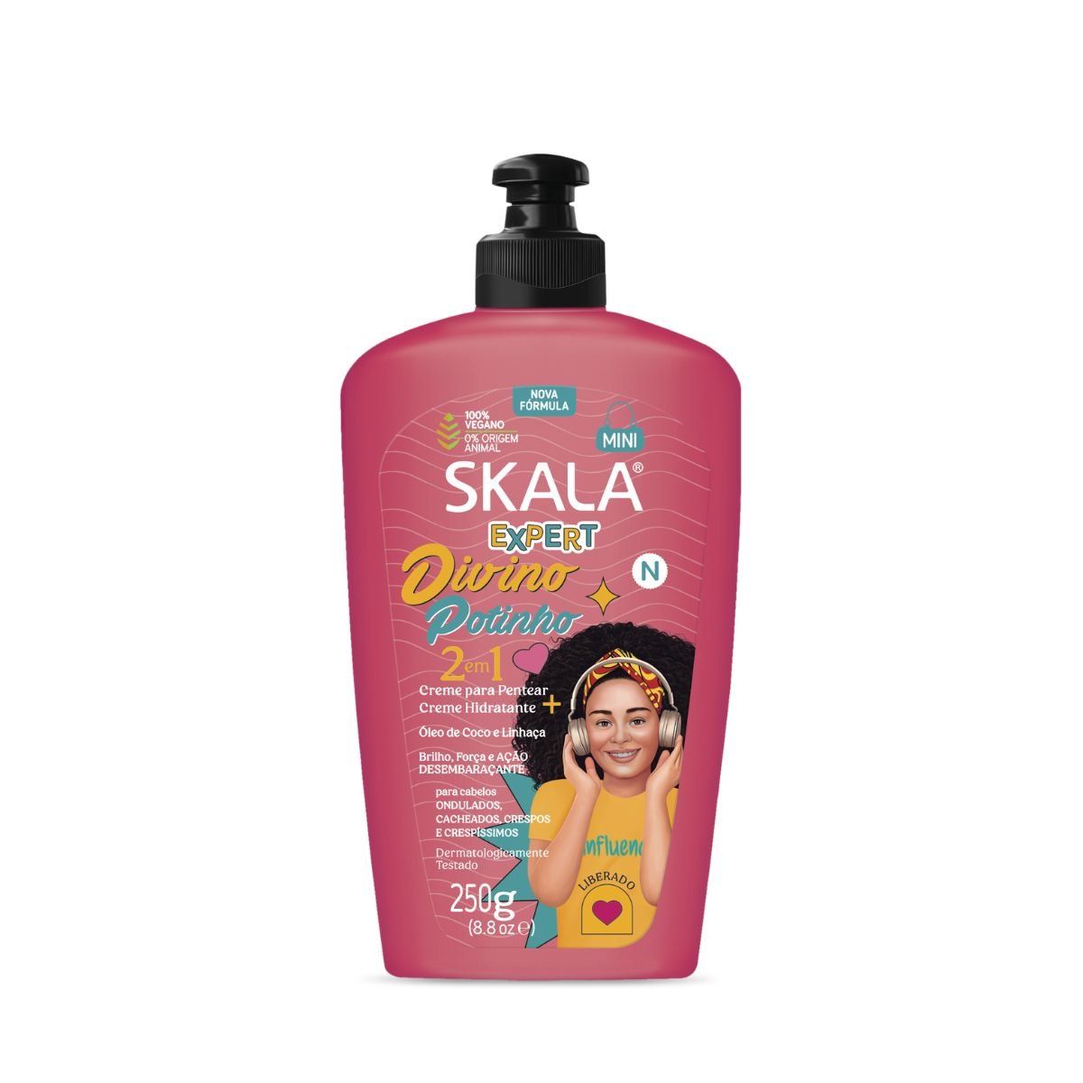 SKALA - Crema Peinar 2 en 1 Divino Potinho Skala Expert 250g Protector Térmico