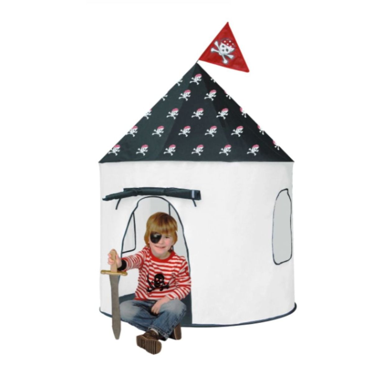 GENERICO - Carpa Infantil Castillo Pirata Interiorexterior 95x72x102