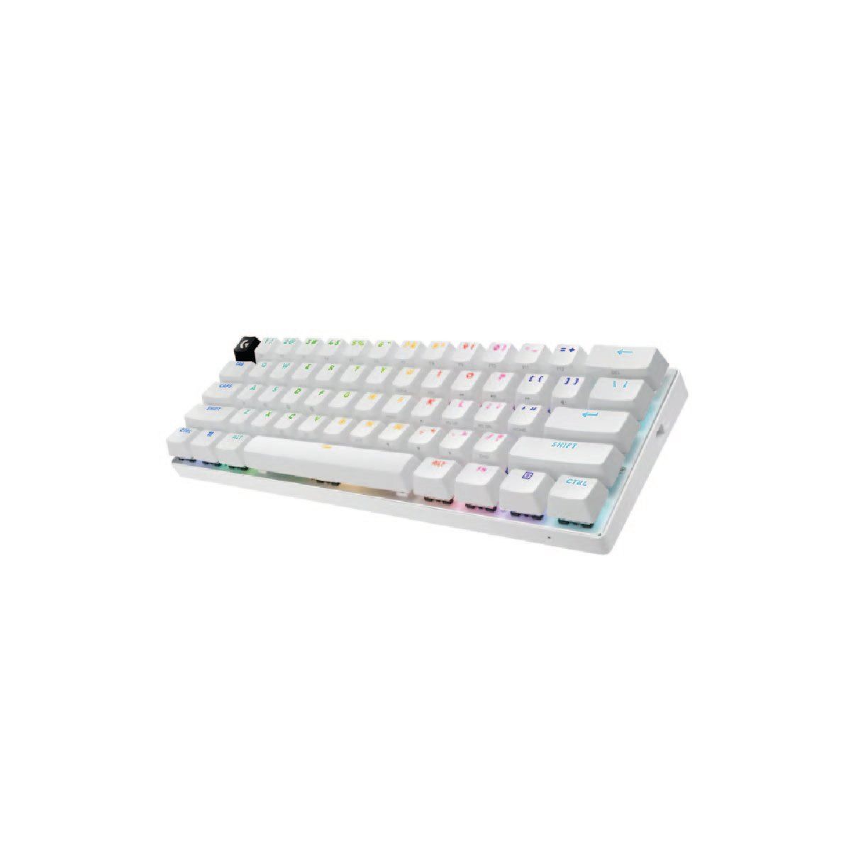 LOGITECH - Teclado Logitech Pro X 60 Lightspeed BT/Óptico RGB Blanco (920-011921)