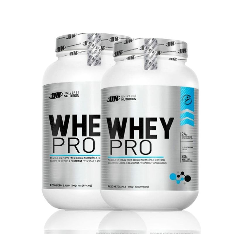 UNIVERSE NUTRITION - Whey Pro 1.1 kg Vainilla Pack X2
