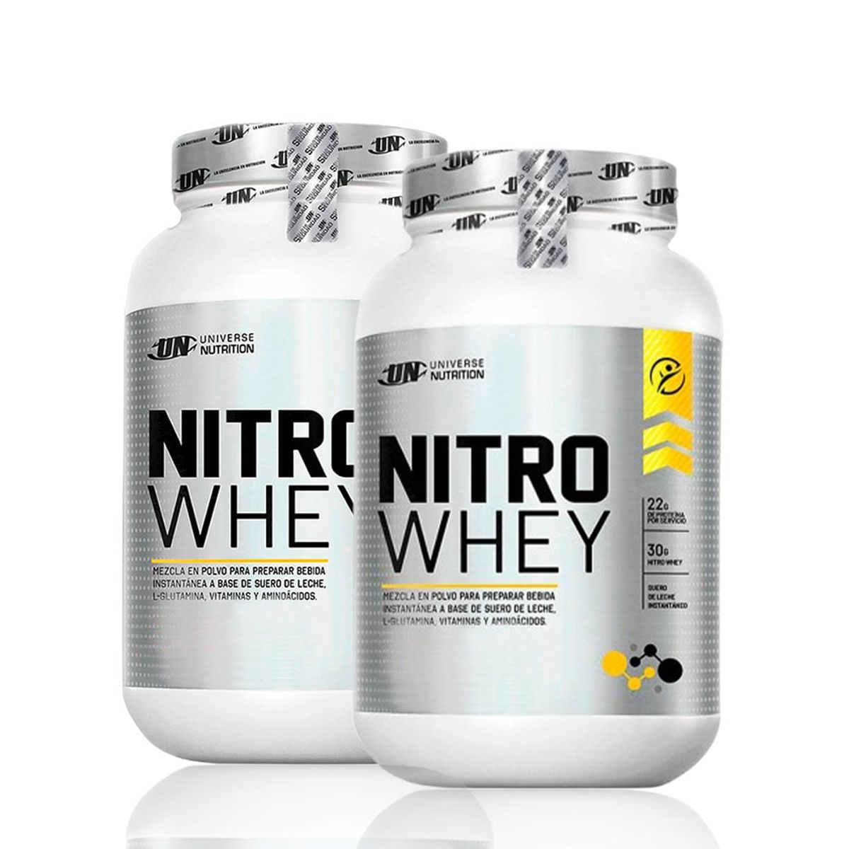 UNIVERSE NUTRITION - Nitro Whey de 1.1 kg Chocolate X2