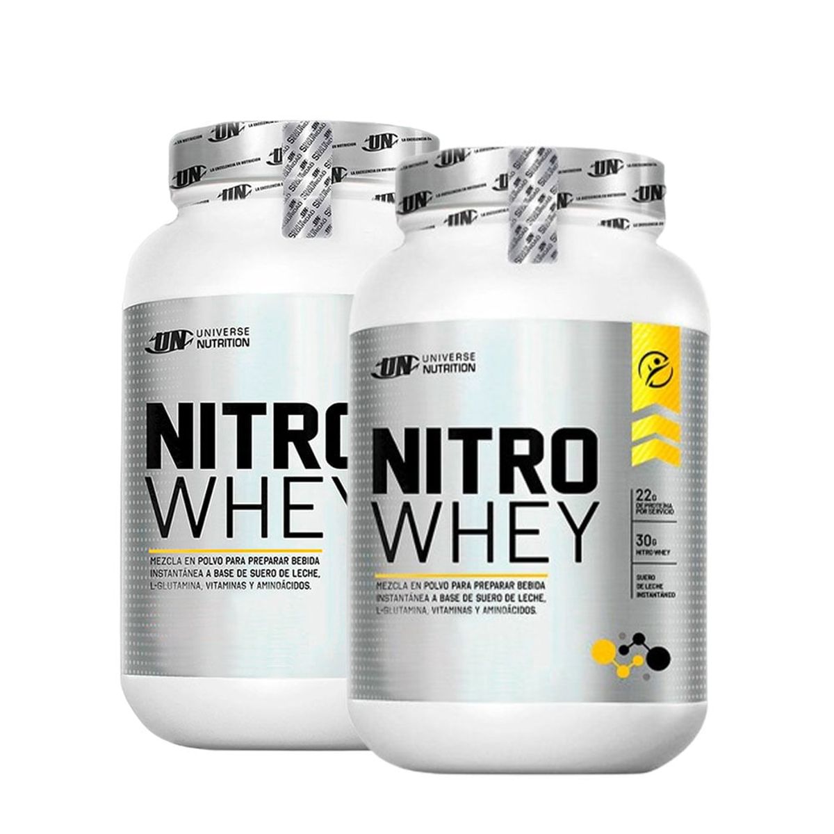 UNIVERSE NUTRITION - Nitro Whey de 1.1 kg Chocolate X2