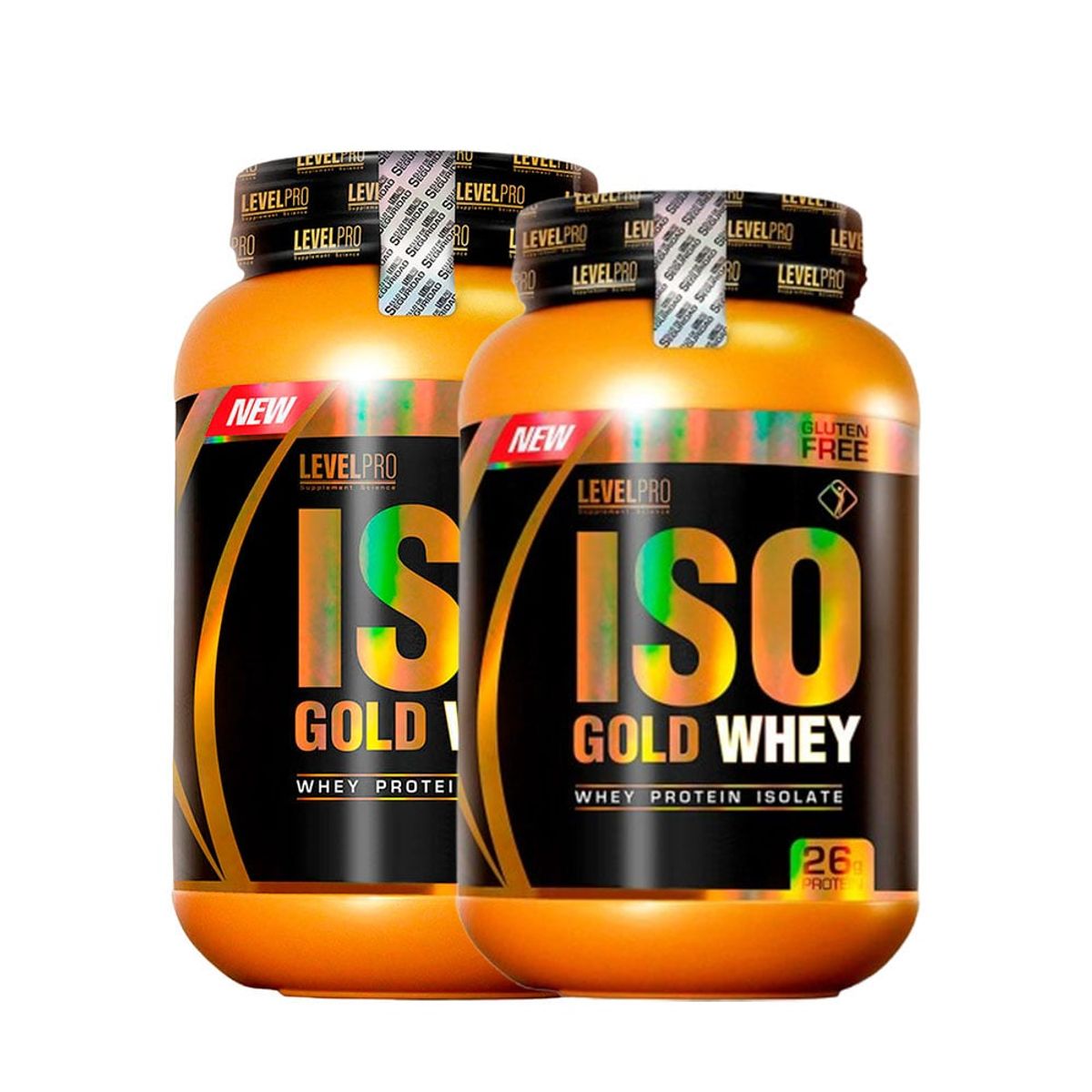 LEVEL PRO - Iso Gold Whey de 1kg Vainilla Pack X2