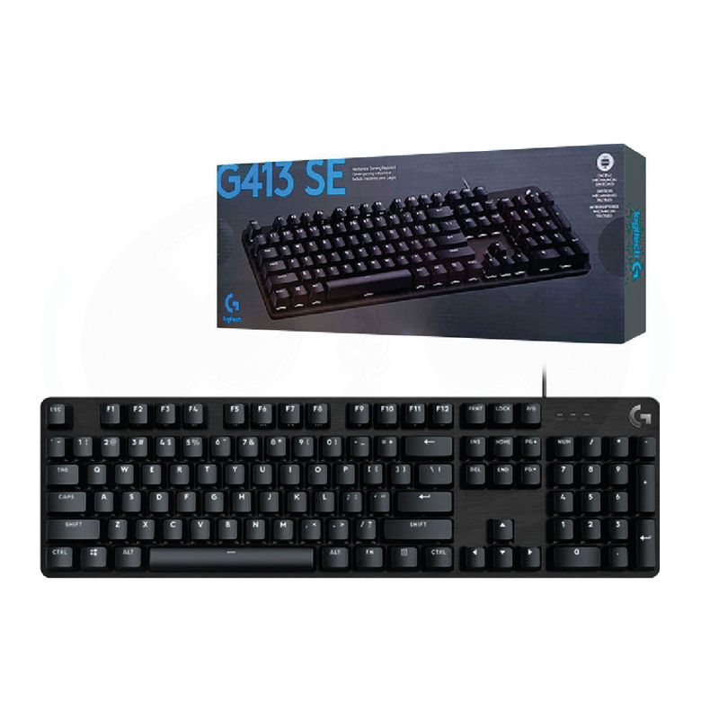 LOGITECH - Teclado Logitech G413 SE Blacklight Mechanical Negro 920-010433