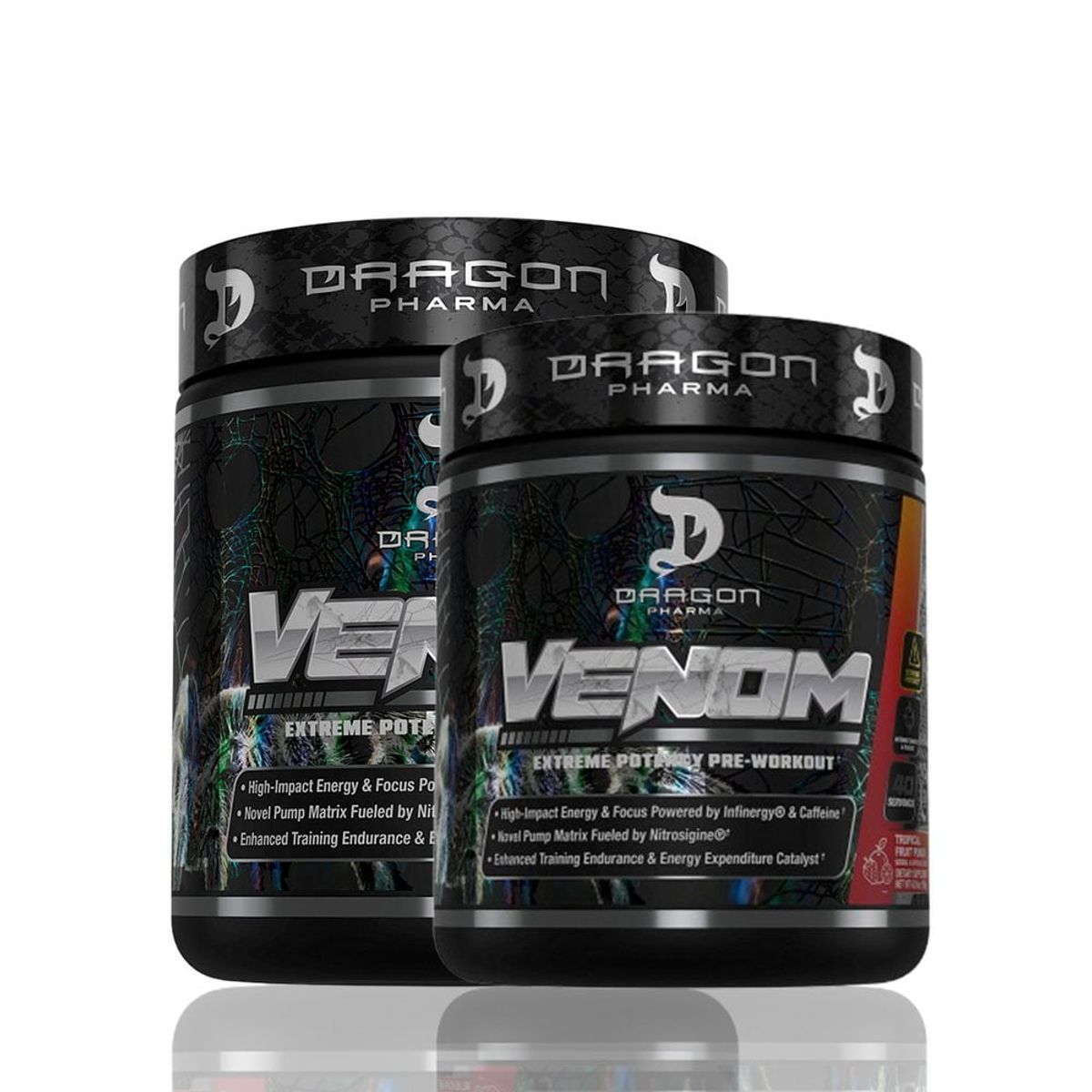 DRAG PHARMA - Venom Dragon pharma 40 servicios Fruit Punch Pack X2