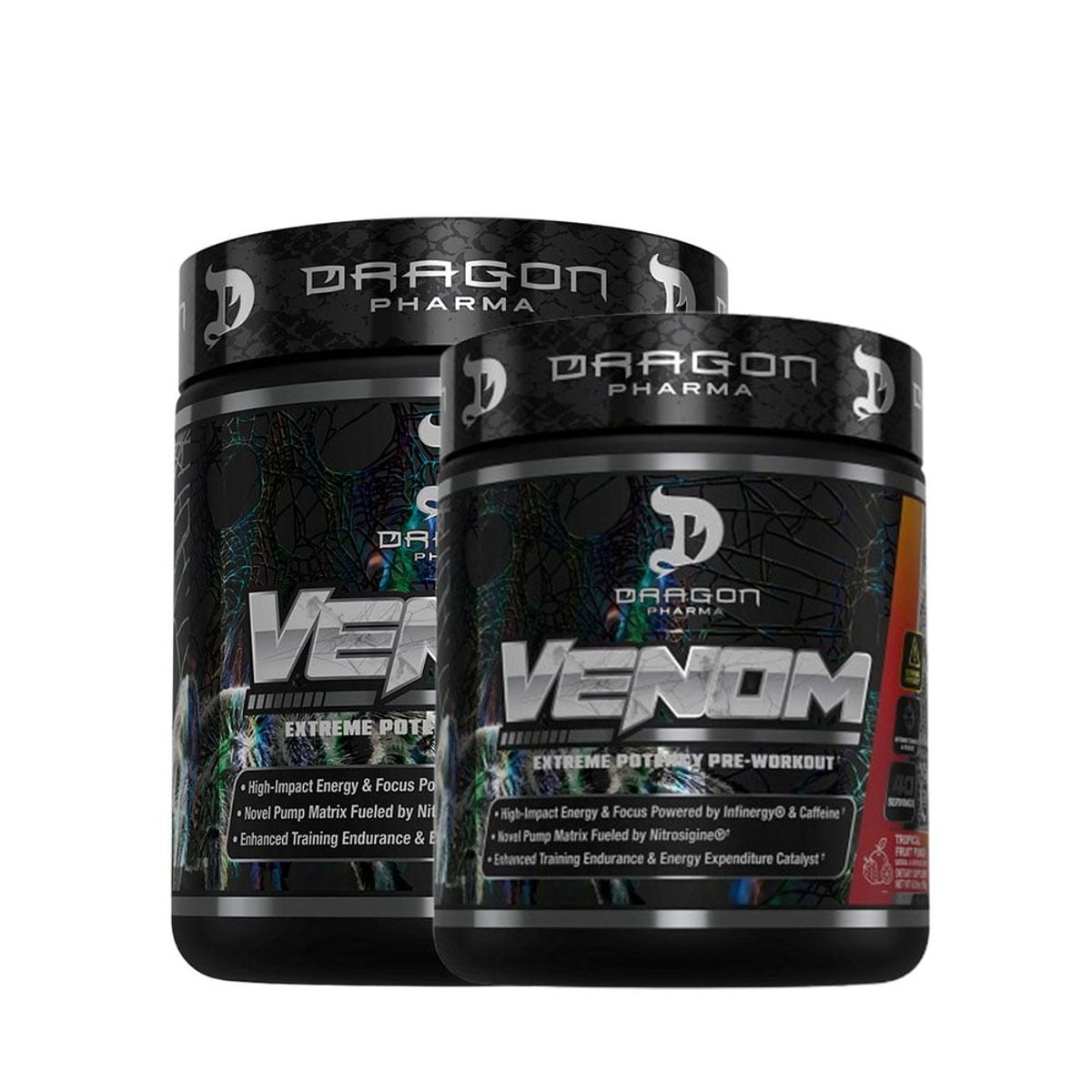 DRAG PHARMA - Venom Dragon pharma 40 servicios Fruit Punch Pack X2
