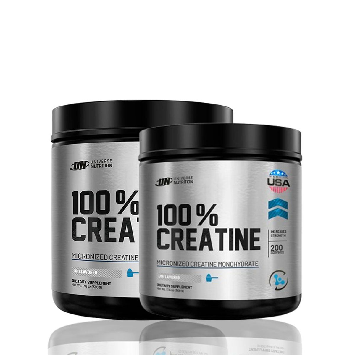 UNIVERSE NUTRITION - Creatina Monohidratada Universe Nutrition 500Gr Pack X2