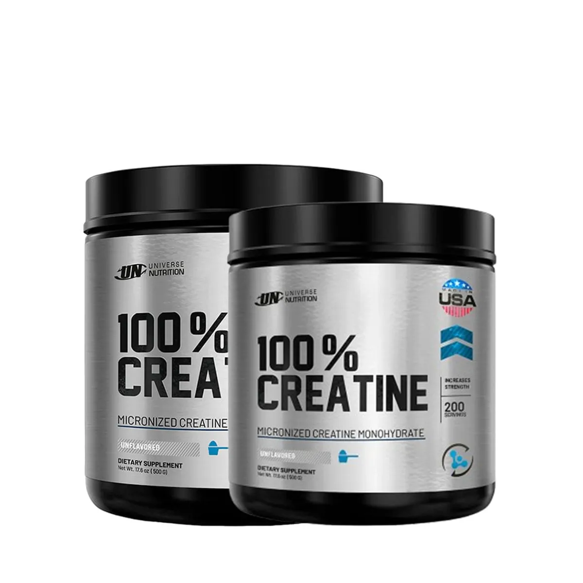 UNIVERSE NUTRITION - Creatina Monohidratada Universe Nutrition 500Gr Pack X2