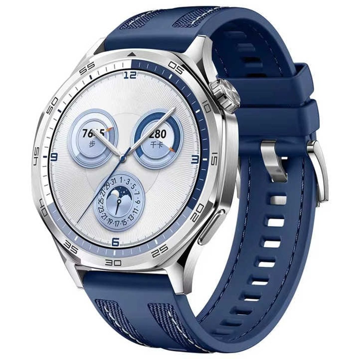 GENERICO - Correa 18 mm Silicona Para Watch Gt5-Gt5 Pro De 42-41mm azul