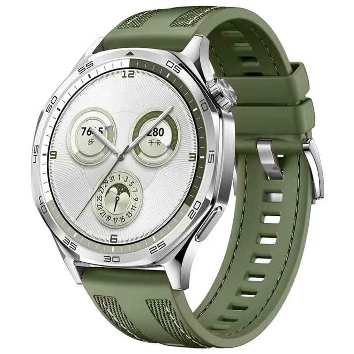 GENERICO - Correa 18 mm Silicona Para Watch Gt5-Gt5 Pro De 42-41mm verde